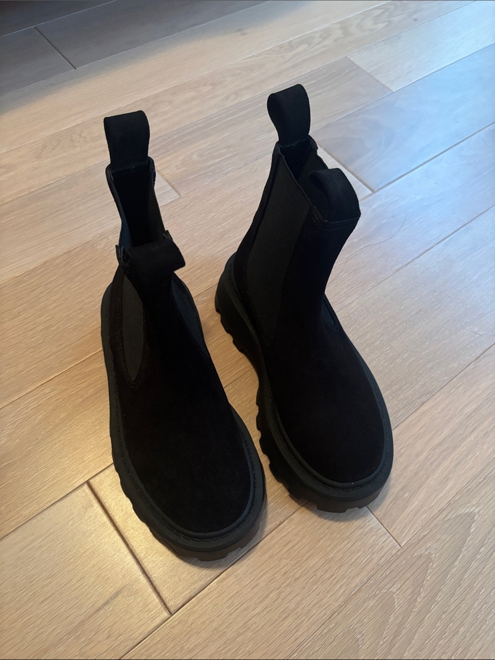 New Simon Miller Scrambler Boot Black Suede Size 35